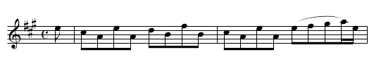 Neil gows wife - staff notation