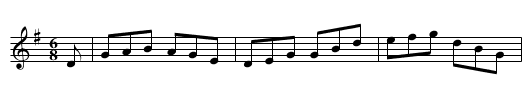 Nell Flaherty's Drake - staff notation