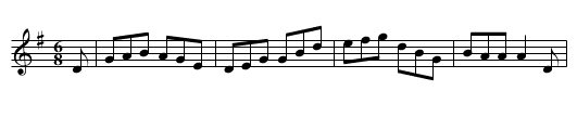Nell Flaherty's Drake - staff notation
