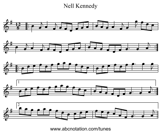 Nell Kennedy - staff notation