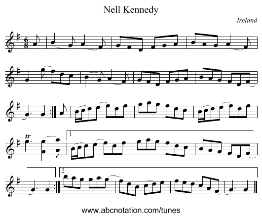 Nell Kennedy - staff notation