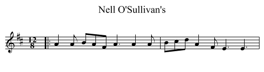 Nell O'Sullivan's - staff notation
