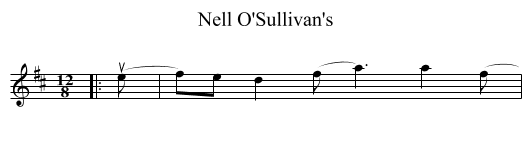 Nell O'Sullivan's - staff notation