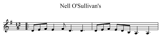 Nell O'Sullivan's - staff notation