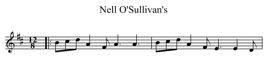 Nell O'Sullivan's - staff notation
