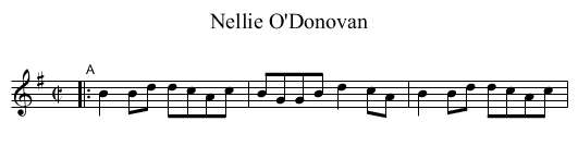 Nellie O'Donovan - staff notation