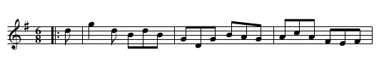 Nellie's Jig - staff notation