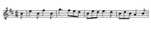 Neon Luv Jig - staff notation