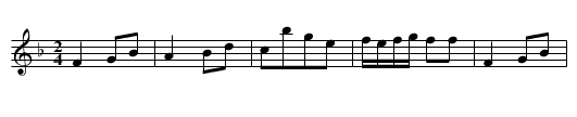 Nevell Hollandois, La - staff notation