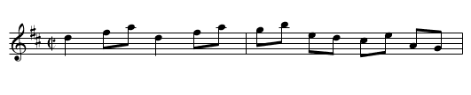 Never Mind It - staff notation
