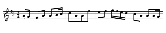 New Allemand [1], The - staff notation