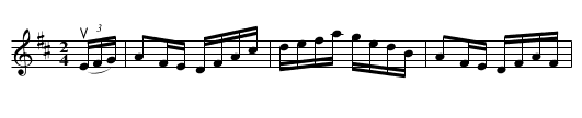 New Bedford -- Reel - staff notation