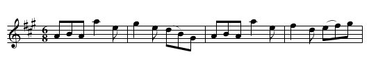 New Biggin. JJo2.086 - staff notation