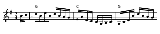 New Broom (1) - staff notation