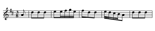 New Castle Short Troop. JBut.756, The - staff notation