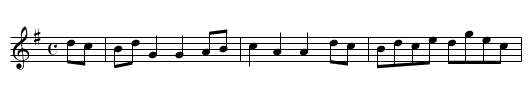 New Century Hornpipe - staff notation
