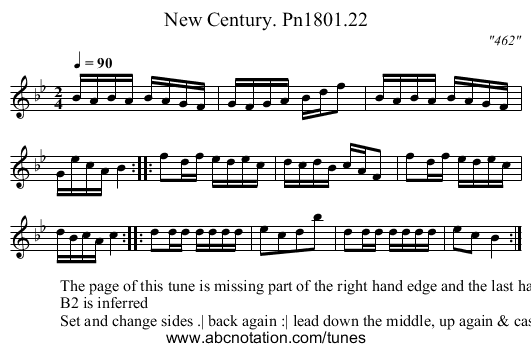 New Century. Pn1801.22 - staff notation