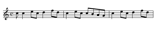 New Concert Hornpipe. WM009 - staff notation