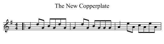 New Copperplate, The  - staff notation
