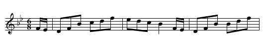 New Cottilon [sic] - staff notation