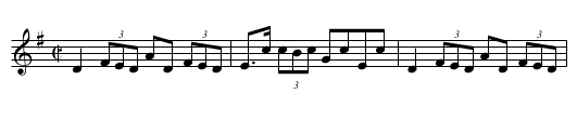 New Demense [1], The - staff notation