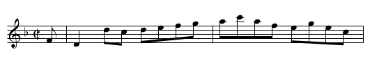 New Forest (Rhynie) - staff notation