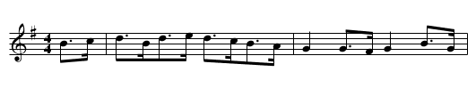 New German March - staff notation