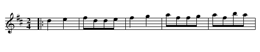 New Hessian Camp - staff notation