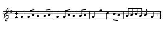 New Highland Laddie - staff notation