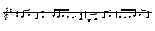 New Killarney - staff notation