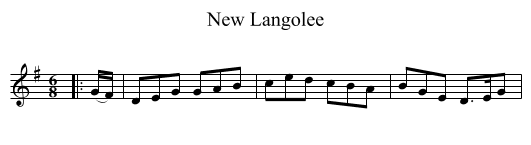 New Langolee - staff notation