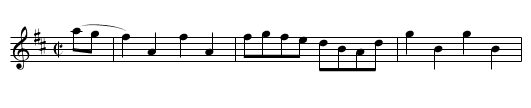 New Liberty - staff notation