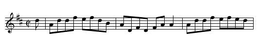 New Limerick Lasses - staff notation