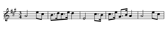 New Minuet, A - staff notation