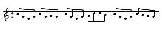 New Miss McLeod (The) - staff notation