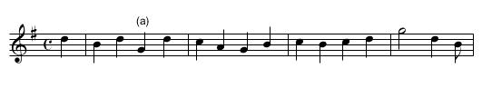New Mown Hay - staff notation