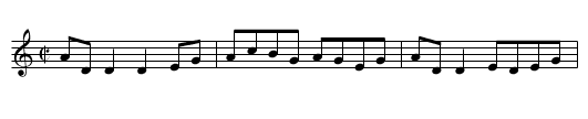 New Mown Meadow, The - staff notation