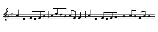 New Mown Meadows, The - staff notation