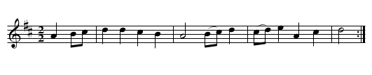 New Pierot - staff notation