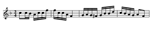 New Prime of Life - staff notation