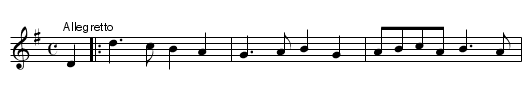 New Year's Eve - staff notation