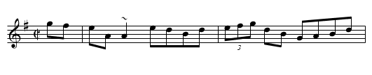New Year's Night - staff notation