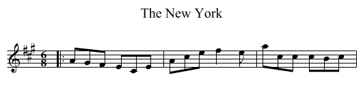 New York, The  - staff notation
