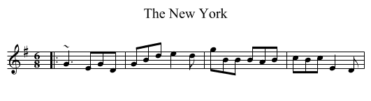 New York, The  - staff notation