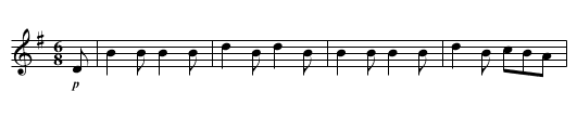 NEWBURY QUICKSTEP - staff notation