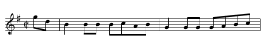 NEWCASTLE HORNPIPE - staff notation