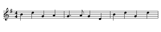 Newcastle - staff notation