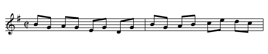 Newlywed Reel - staff notation