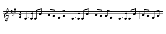 Newmarket Polka, The - staff notation