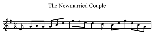 Newmarried Couple, The  - staff notation